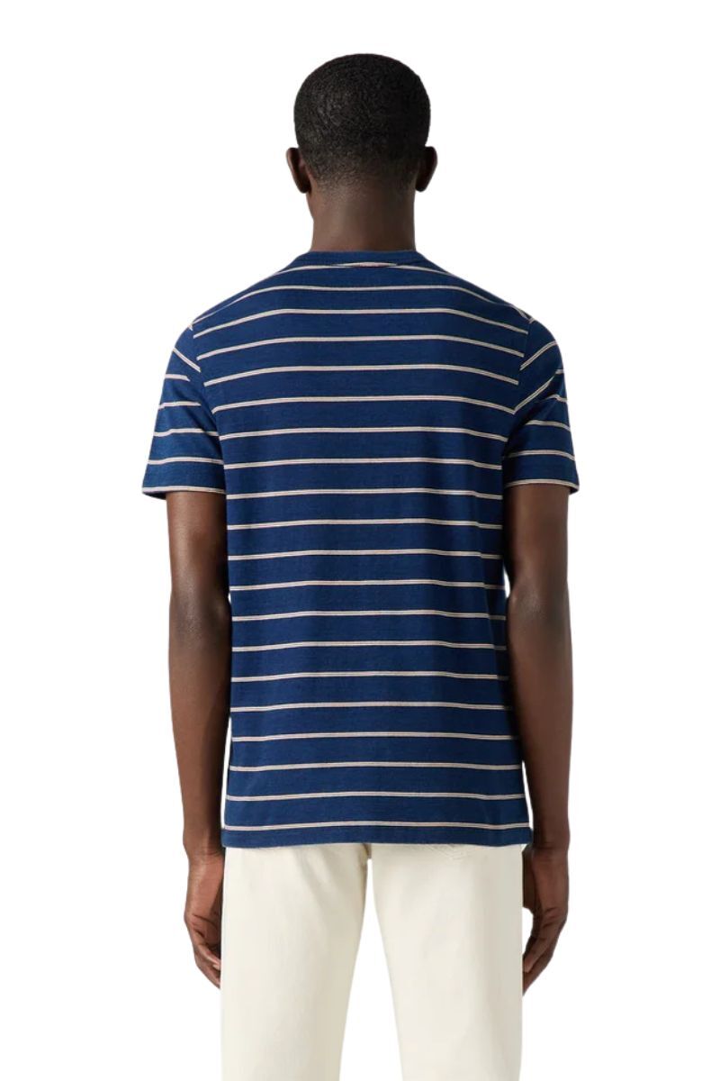 Levi's Mens Original HM S/S Tee (56605-0257) Taper Stripe True Indigo Dark