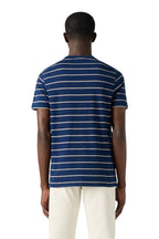 Levi's Mens Original HM S/S Tee (56605-0257) Taper Stripe True Indigo Dark