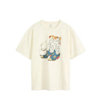Levi's Womens Cowboy Boot and Hat S/S Tabor Tee (001MX-0007) Egret