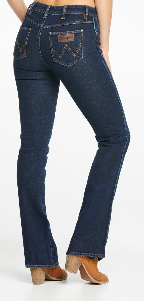 Wrangler | Classics Womens Original Mid Waist Bootcut Jeans (W/091040/OR5) Rinse  [SD]
