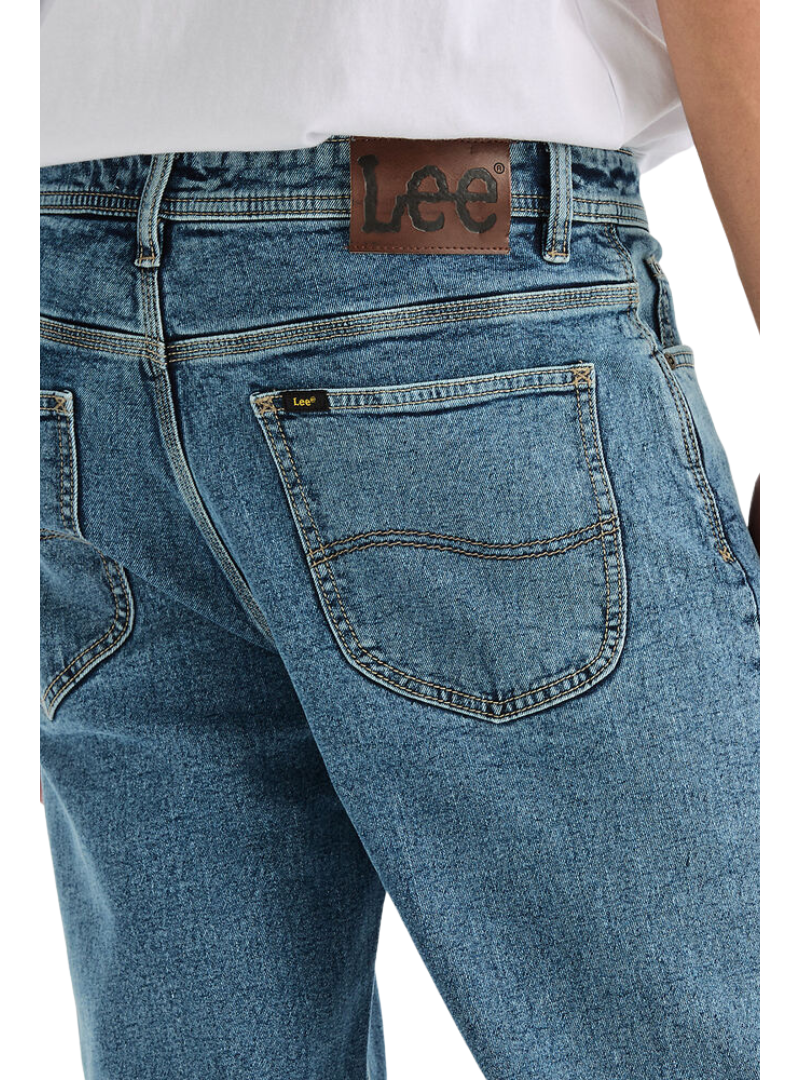 Lee Originals Mens L101 Straight Jeans (L/067113/F72) Dusted Indigo [SD]