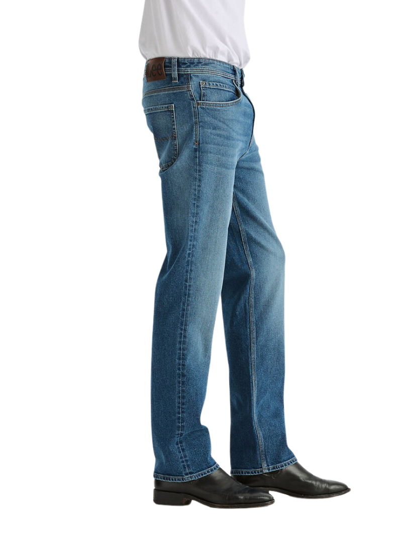 Lee Originals Mens L101 Straight Jeans (L/067113/F72) Dusted Indigo [SD]