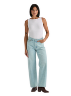 Lee Originals Womens High Wide Leg Jeans (L/067400/MR8) Soft Blue [SD]