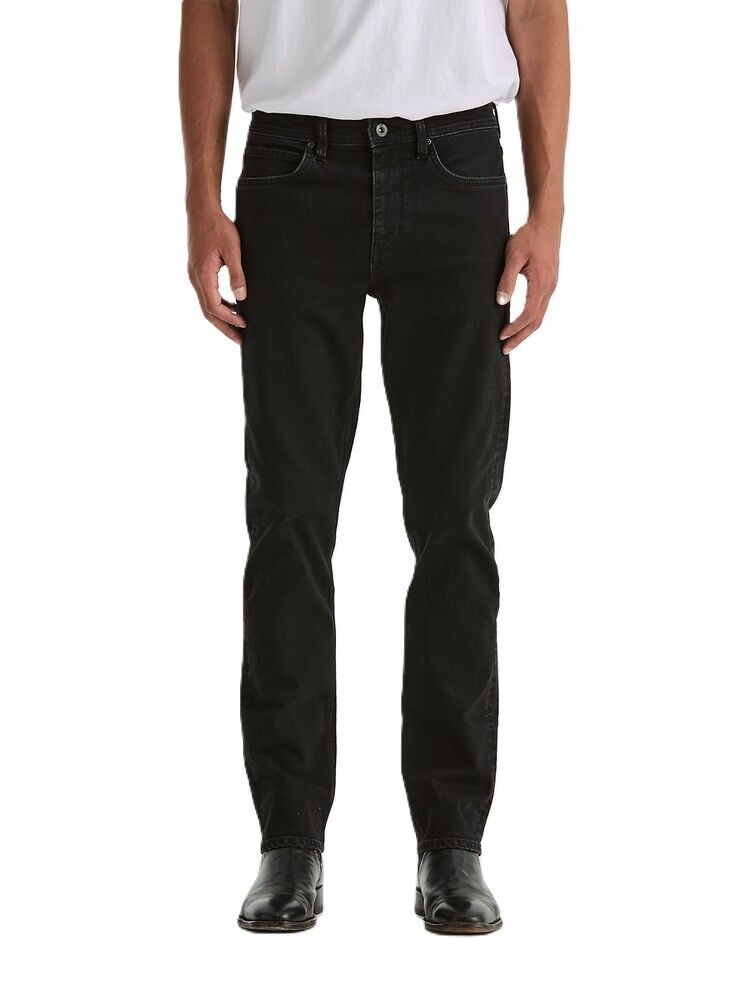 Lee Originals Mens L100 Slim Jeans (L/067107/YK9) Soft Black [SD]