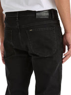 Lee Originals Mens L100 Slim Jeans (L/067107/YK9) Soft Black [SD]
