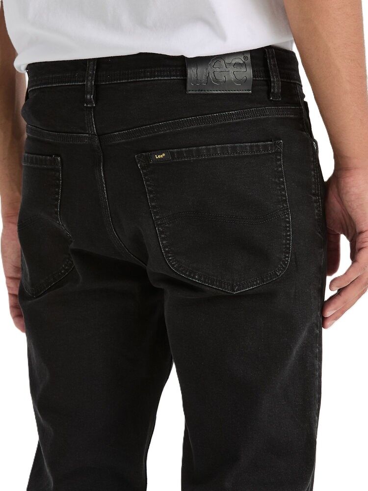 Lee Originals Mens L100 Slim Jeans (L/067107/YK9) Soft Black [SD]