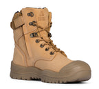 Mongrel High Leg Zip Sider Safety Boots w/ Scuff Cap (561050) Wheat