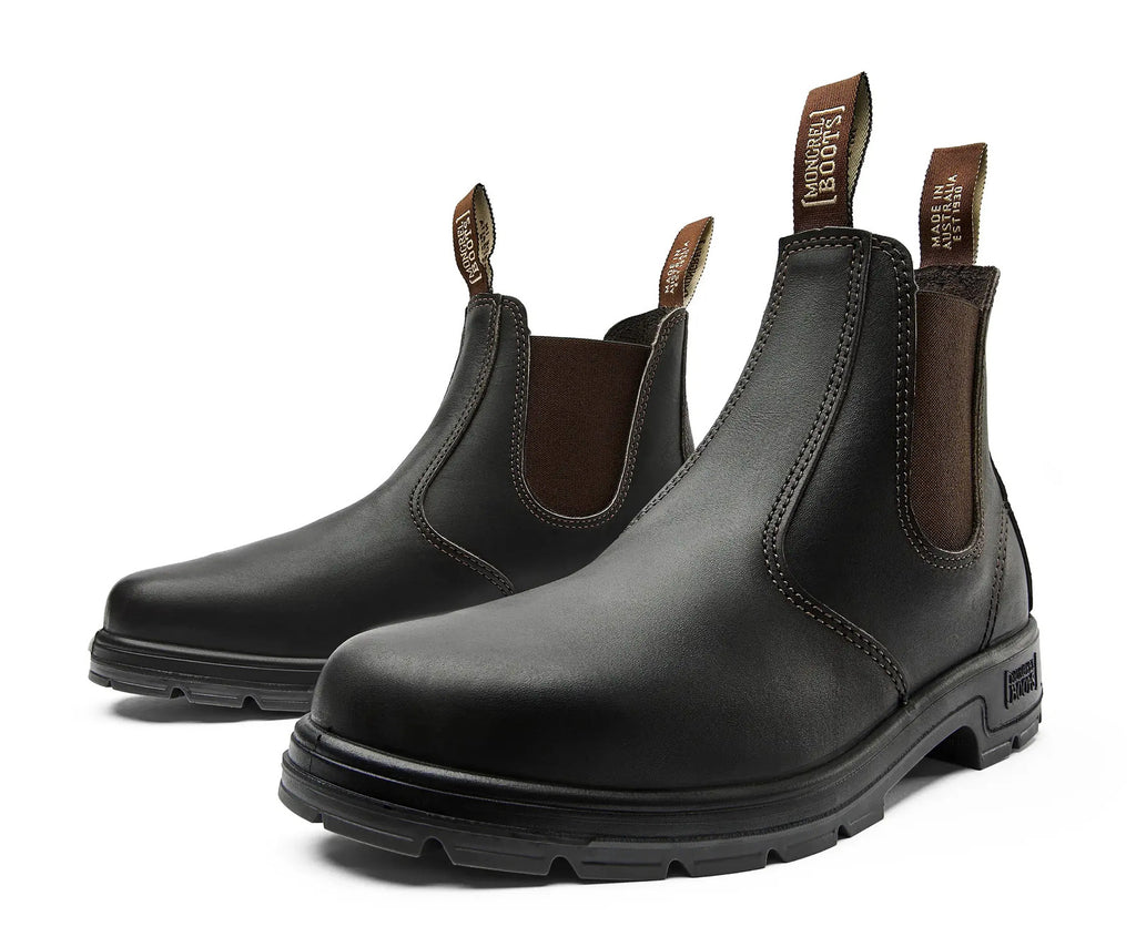 Mongrel Unisex K9 Boots (K91030) Claret Oil Kip