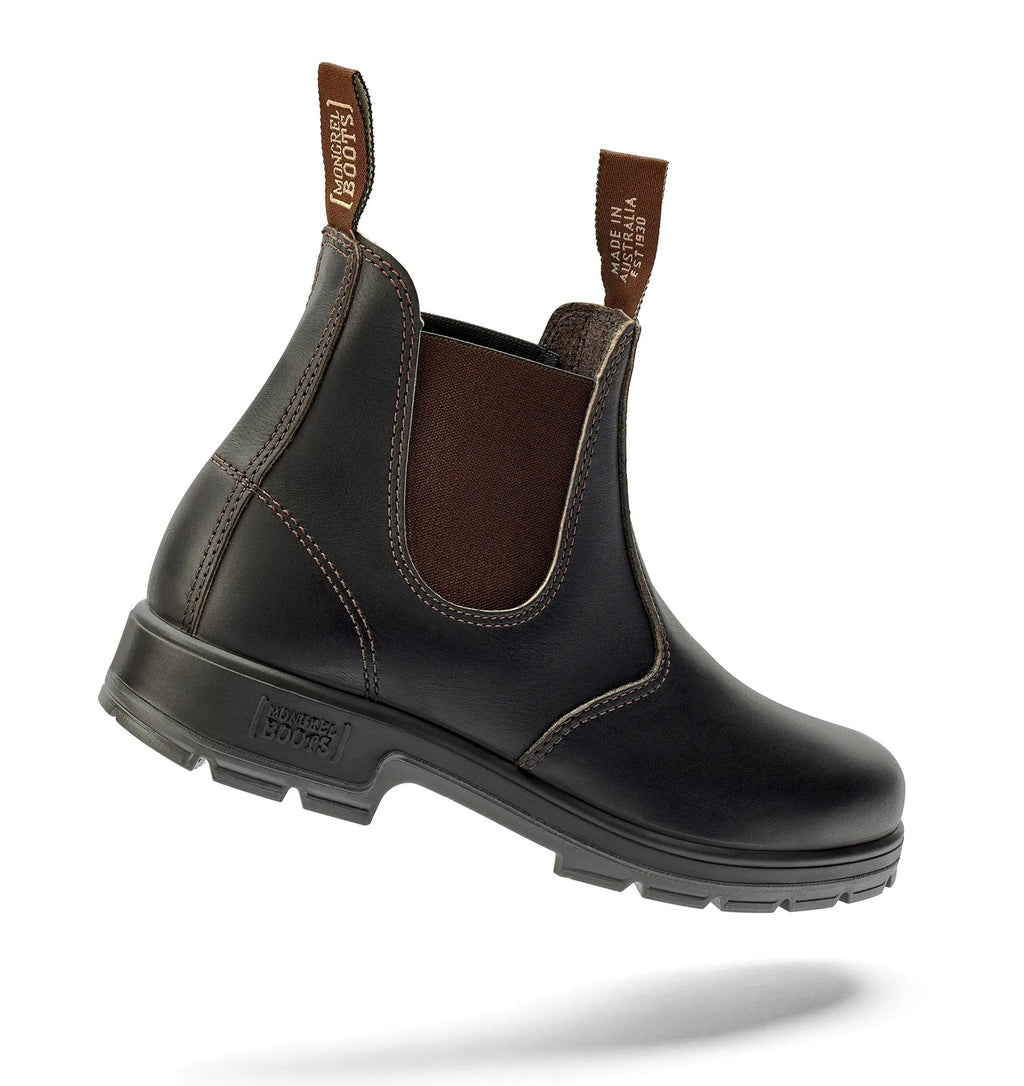 Mongrel Unisex K9 Boots (K91030) Claret Oil Kip