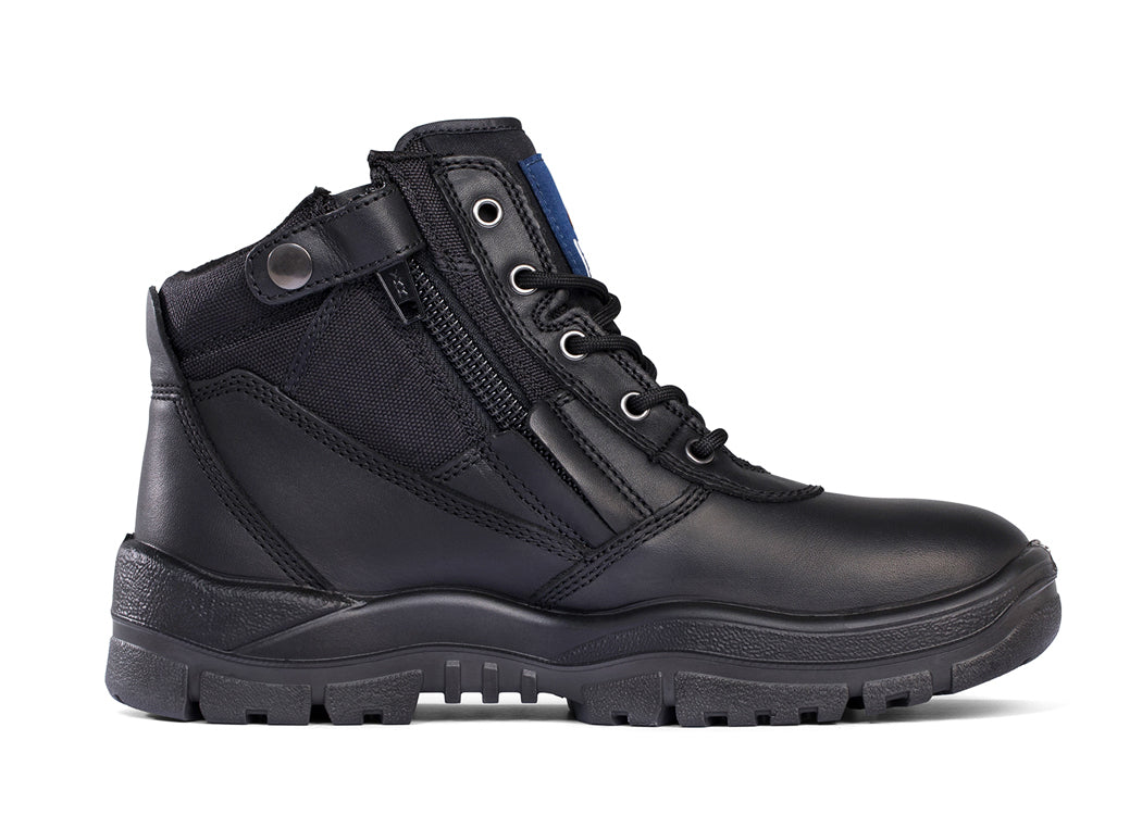Mongrel Zip Sided Non Safety Boots (961020) Black