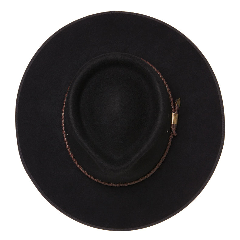 Statesman Countryman Wool Felt Hat (S0066672) Black