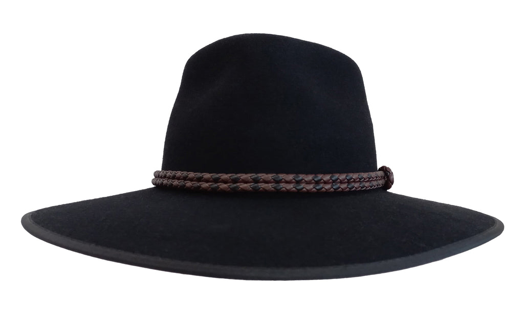 Statesman Countryman Wool Felt Hat (S0066672) Black
