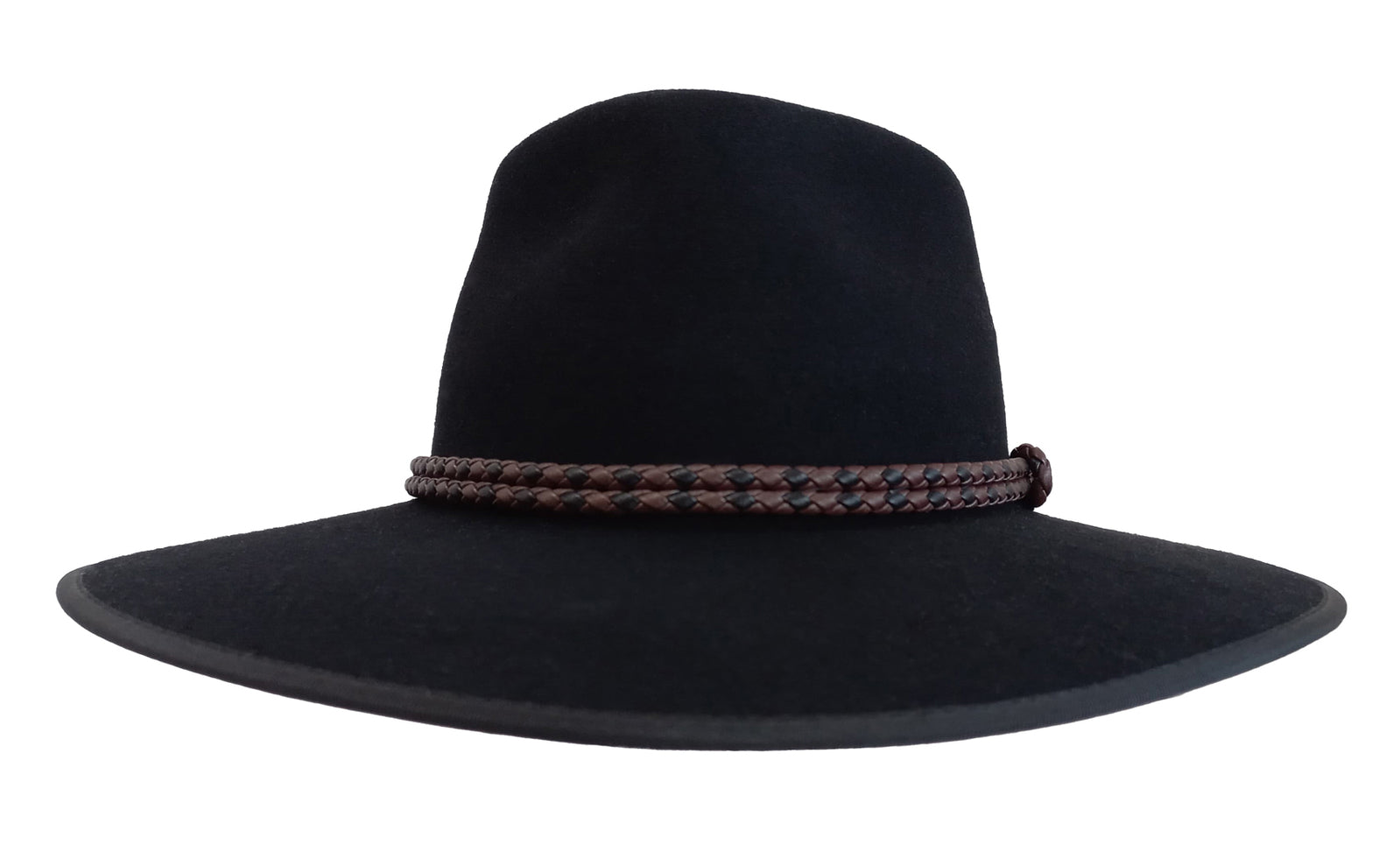 Statesman Countryman Wool Felt Hat (S0066672) Black