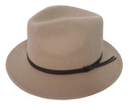 Statesman Bradbury Wool Felt Traveller Hat (M00048BS) Sand