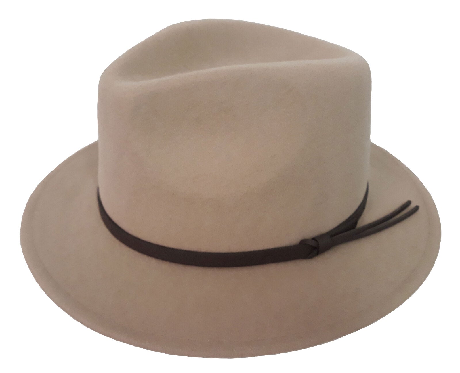 Statesman Bradbury Wool Felt Traveller Hat (M00048BS) Sand