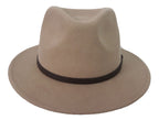Statesman Bradbury Wool Felt Traveller Hat (M00048BS) Sand