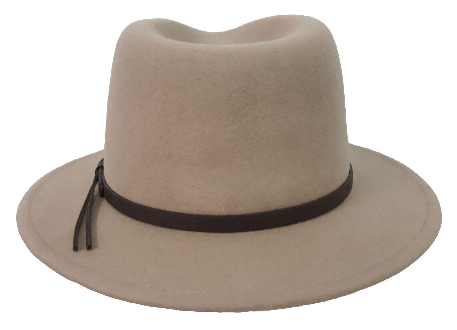 Statesman Bradbury Wool Felt Traveller Hat (M00048BS) Sand