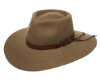 Statesman Big Australian Wool Felt Hat (S0116579) Riverstone