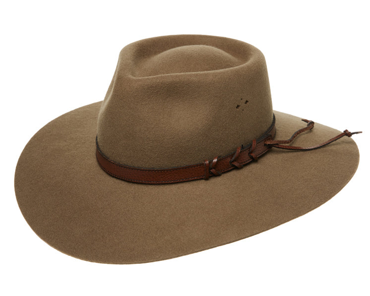 Statesman Big Australian Wool Felt Hat (S0116579) Riverstone