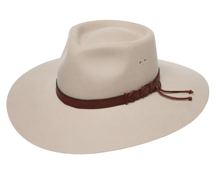 Statesman Big Australian Wool Felt Hat (S0116581) Silver Belly [GD]