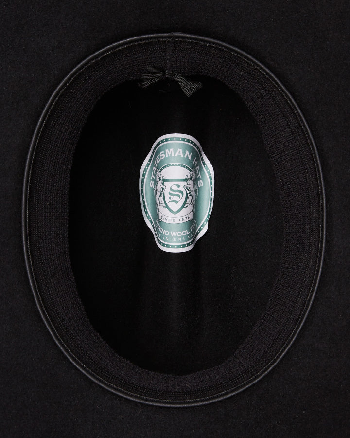 Statesman Childrens The Great Divide Wool Felt Hat (21030090) Black