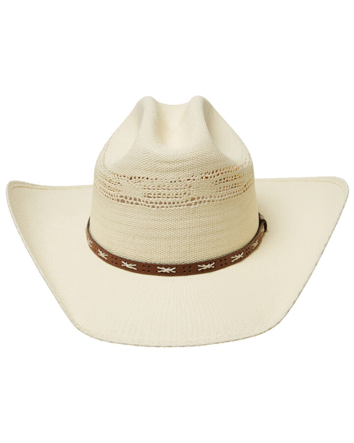 Statesman Malboro Vented Straw Hat (20423-16) Natural