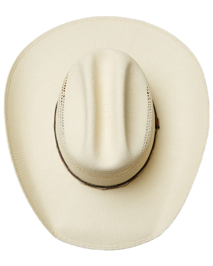 Statesman Malboro Vented Straw Hat (20423-16) Natural
