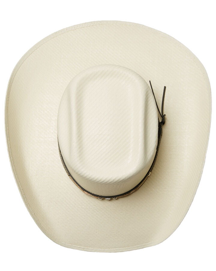 Statesman Cuernos Chuecos Straw Hat (20423-18) Natural [GD]