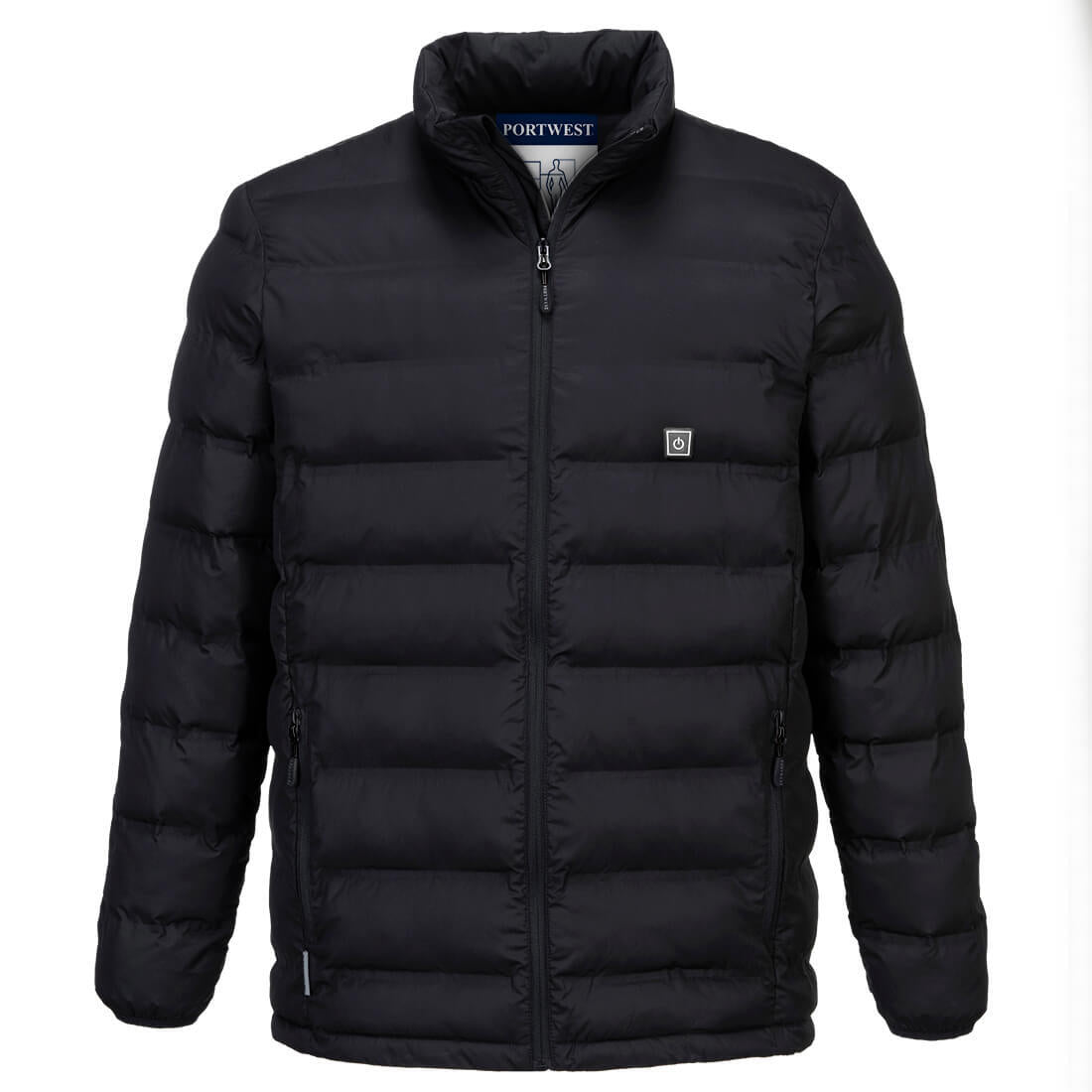 Portwest Mens Heated Tunnel Jacket (S547BKR) Black 