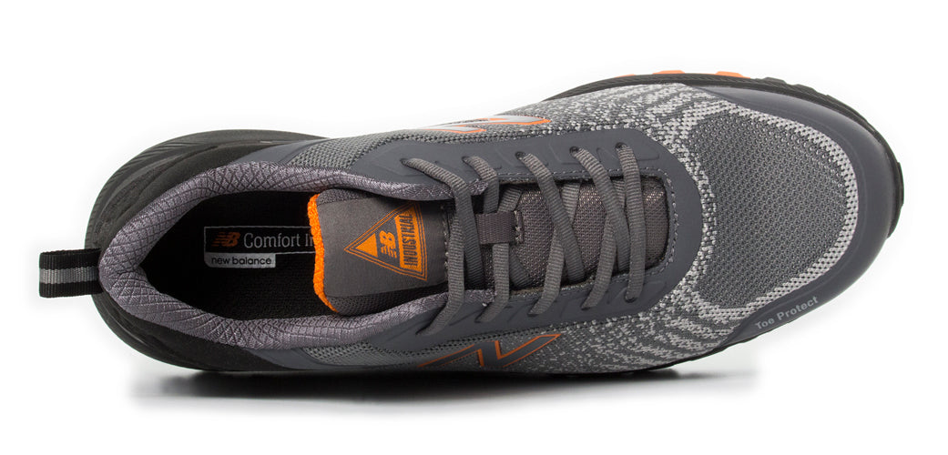 New Balance Mens Speedware Composite Toe Shoes (MIDSPWR) Grey/Orange