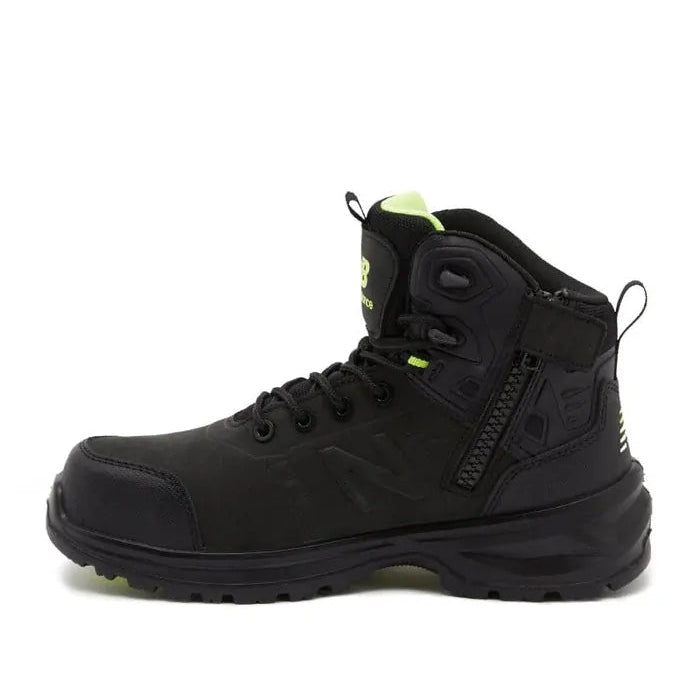 New Balance Mens Calibre Composite Toe Boots (MIDCLBR2E) Black