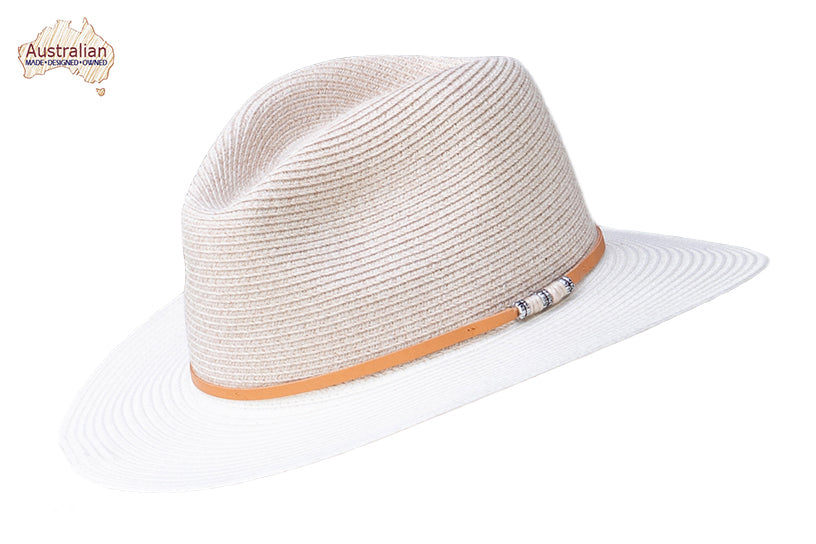 ooGee Mooloolah Creek Fedora (AP009) Mix Camel/Ivory [SD]