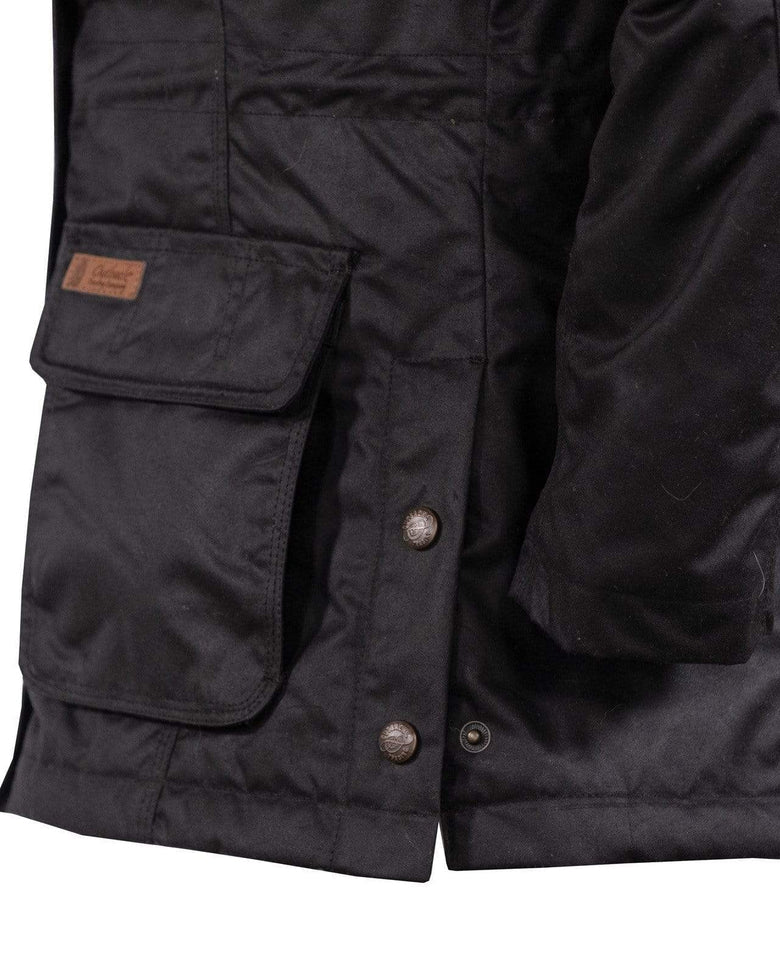 Outback Trading Womens Adelaide Oilskin Jacket (2185) Black  [SD]