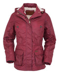 Outback Trading Womens Adelaide Oilskin Jacket (2185) Berry