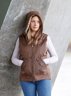 Outback Trading Womens Heidi Vest (29678) Brown 