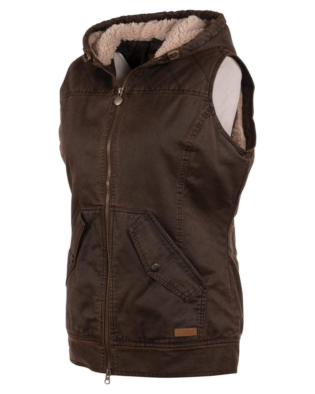 Outback Trading Womens Heidi Vest (29678) Brown 