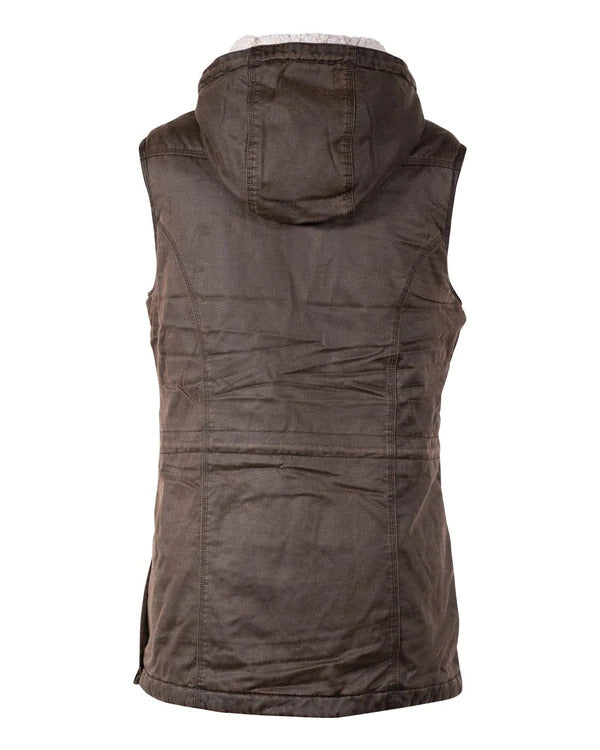 Outback Trading Womens Woodbury Vest (29689) Brown 