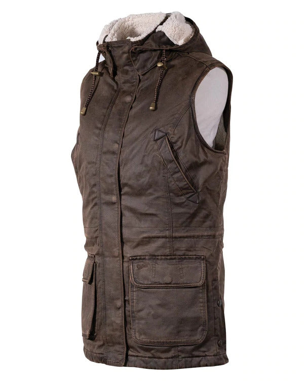Outback Trading Womens Woodbury Vest (29689) Brown 