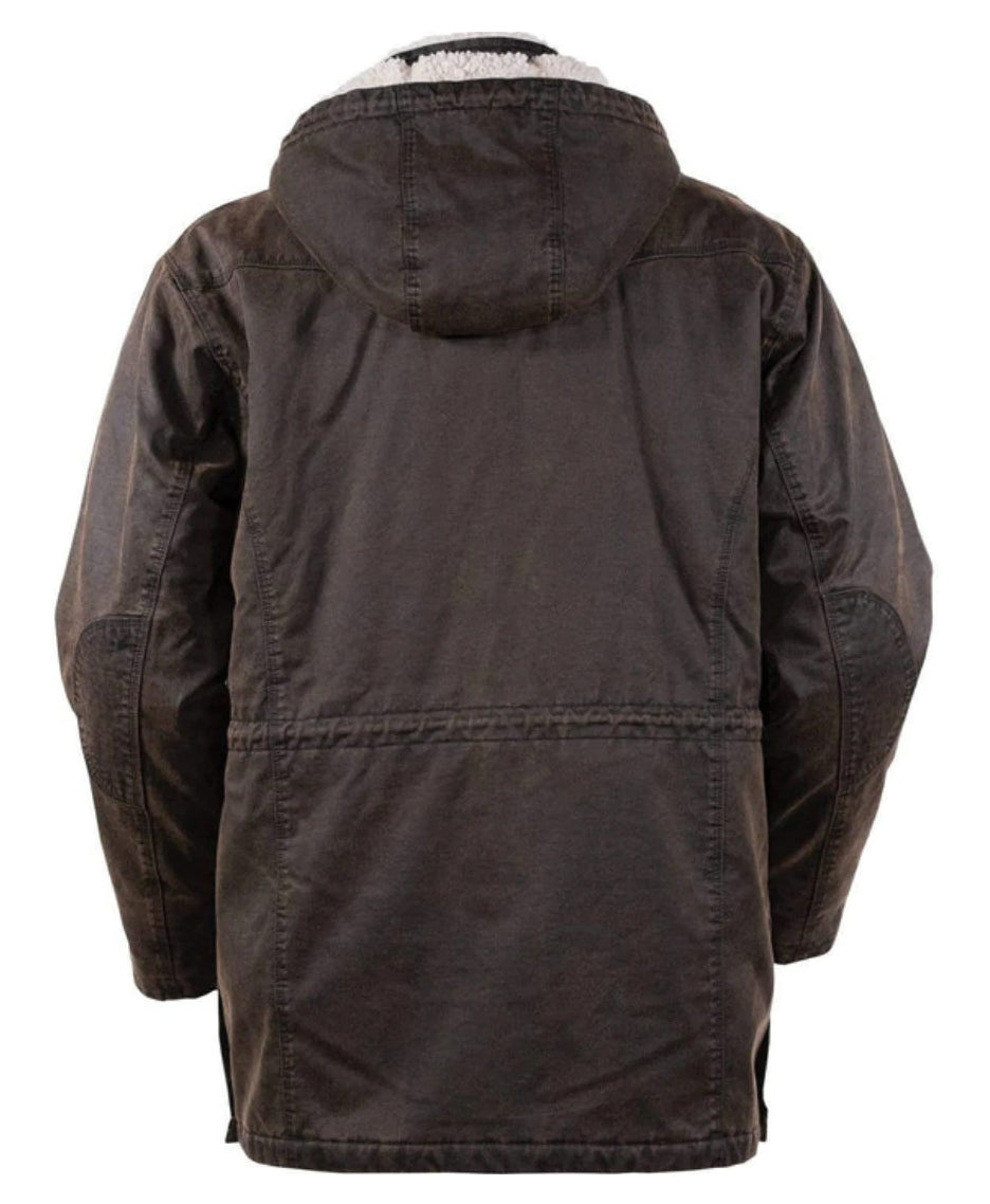 Outback Trading Mens Nolan Oilskin Jacket (29739) Brown [GD]