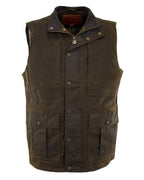Outback Trading Mens Deer Hunter Oilskin Vest (2049) Bronze 