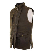 Outback Trading Mens Deer Hunter Oilskin Vest (2049) Bronze 