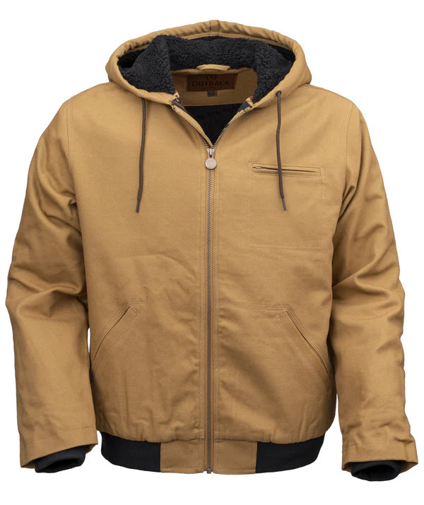 Outback Trading Unisex Canvas Sawbuck Hooded Jacket (29853) Canvas