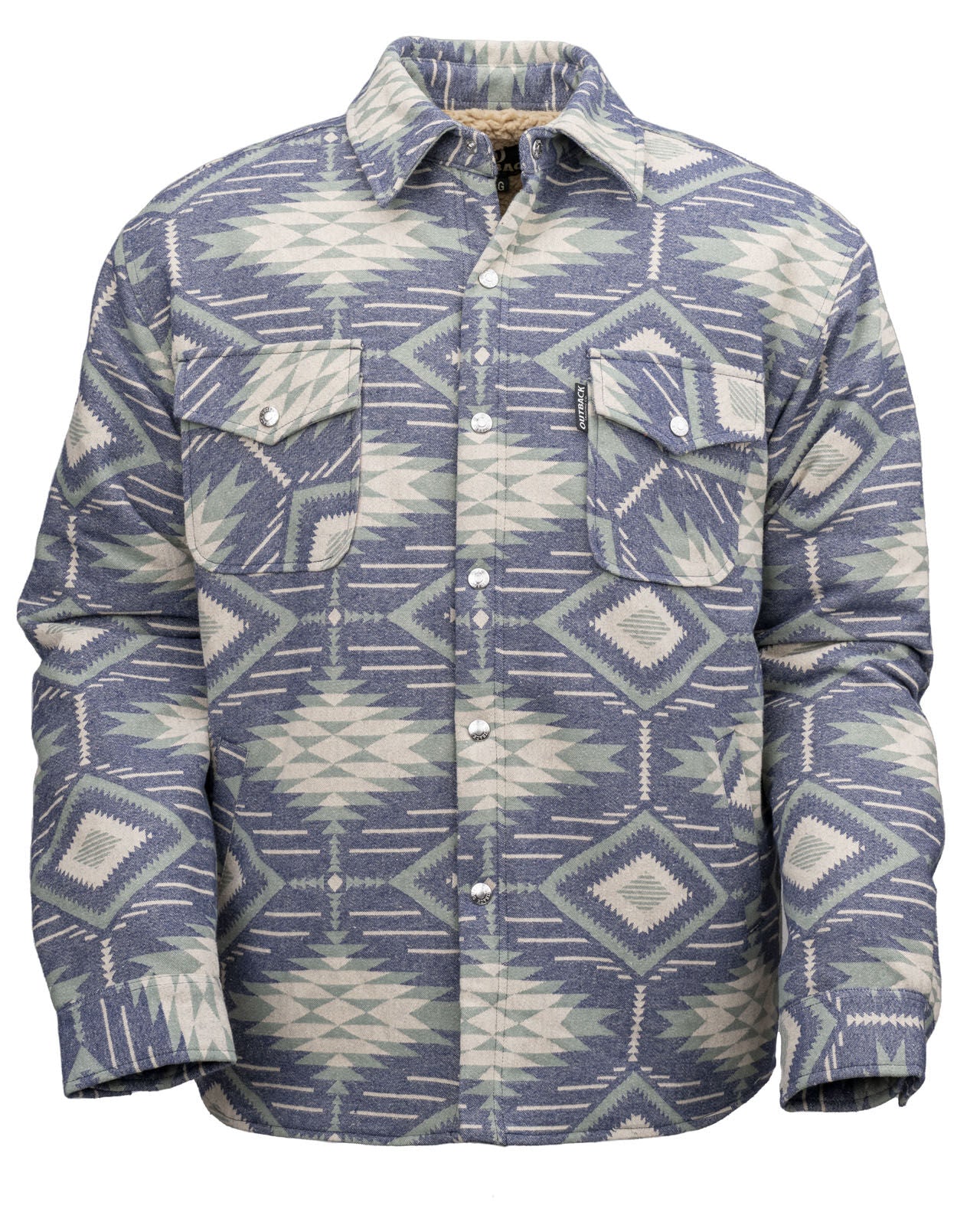 Outback Trading Mens Ronan Jacket (29761) Blue