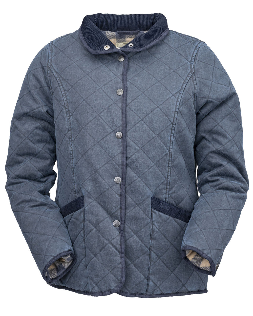 Outback Trading Womens Canyonland Barn Jacket (29860) Navy [SD]