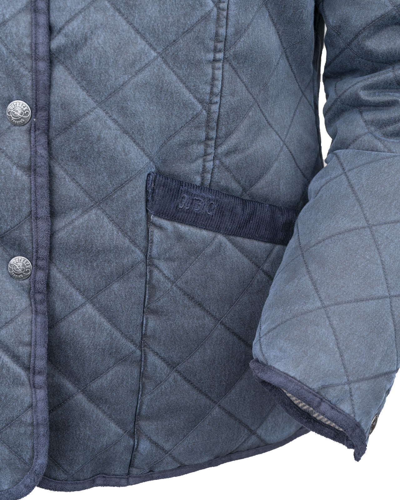 Outback Trading Womens Canyonland Barn Jacket (29860) Navy [SD]