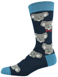 Bamboozld Mens Koala Bamboo Socks (BBS18KOALA) Navy