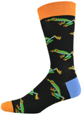 Bamboozld Mens Rainforest Frog Socks (BBS18RAINFROG) Black