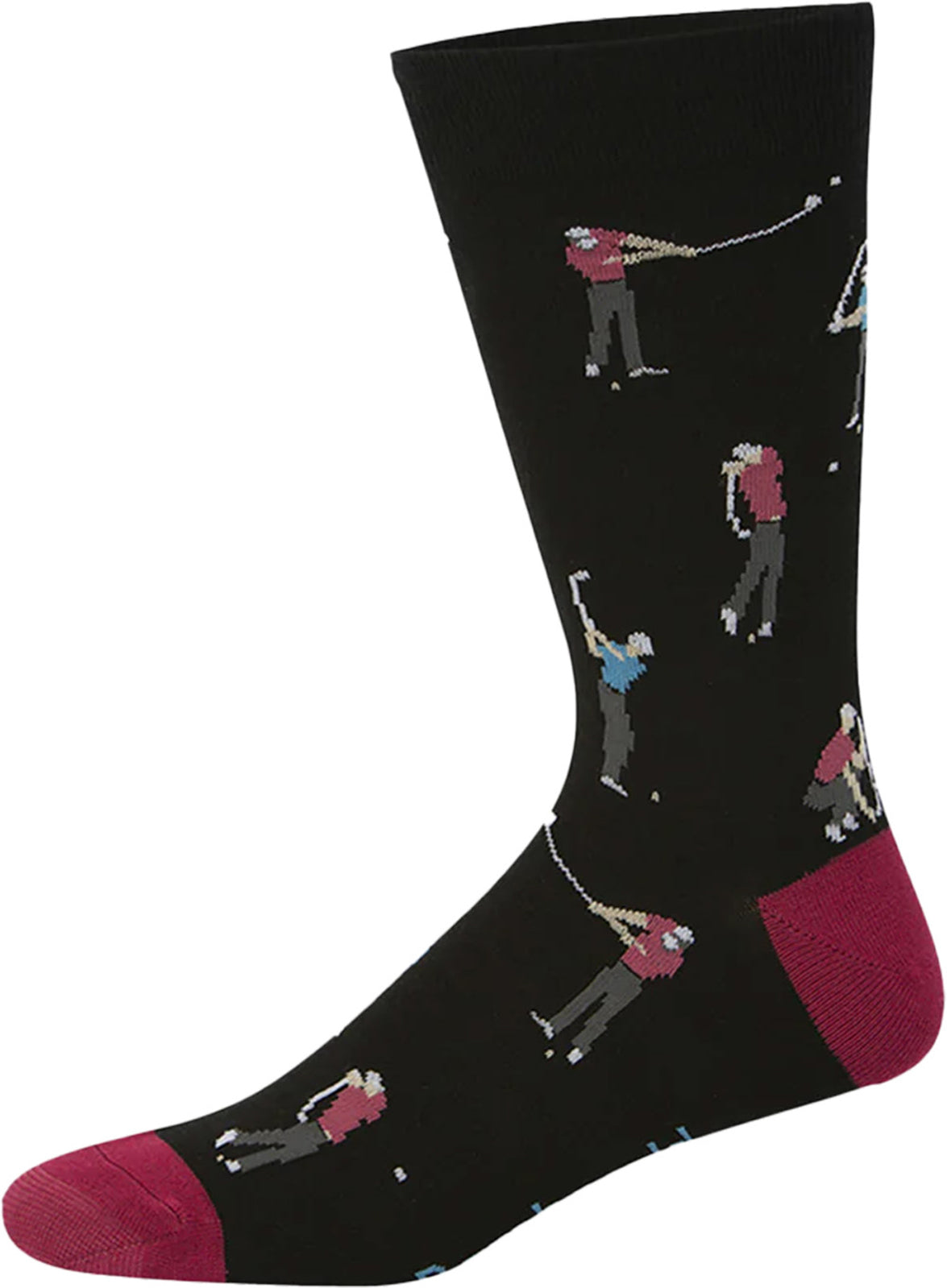 Bamboozld Mens Hole in One Bamboo Socks (BBW20HOLEIN1) Black