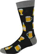 Bamboozld Mens Beer Bamboo Socks (BBW17BEER) Charcoal