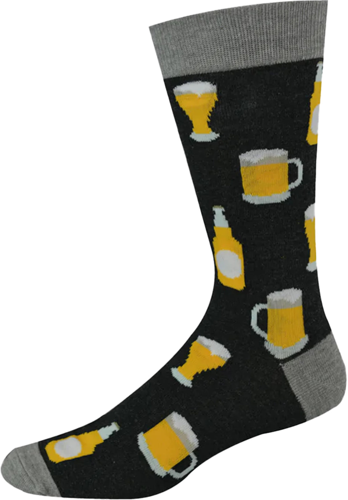 Bamboozld Mens Beer Bamboo Socks (BBW17BEER) Charcoal